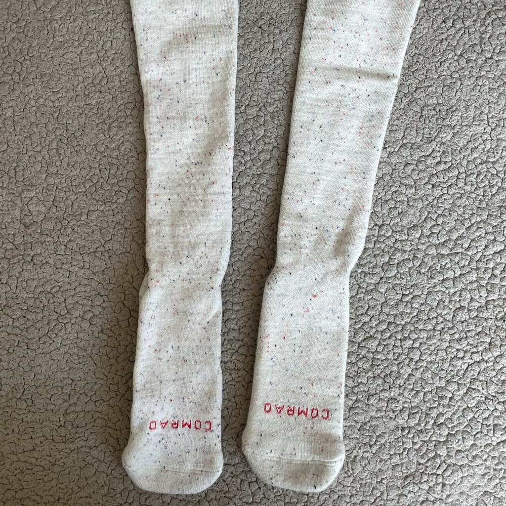 Comrad Knee High Recycled Cotton Compression Socks Stargazer Vanilla Sprinkle